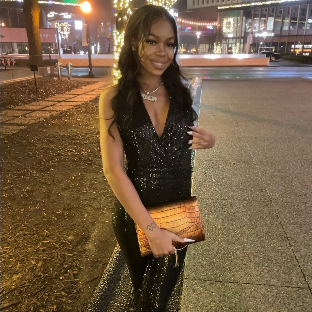✨🎀🛍Sparkle Black Jumpsuit🛍🎀✨